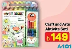 CRAFT AND ARTS AKTİVİTE SETİ fiyat ve kampanya bilgisi